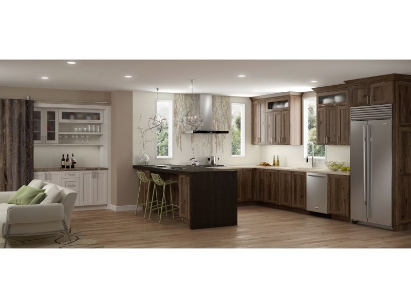New Rustic Hickory Cabinets from Dura Supreme